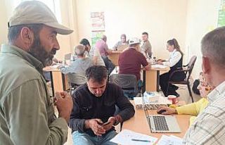 Yüksekova’da tarım sayımı devam ediyor