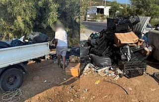 Zabıta ekiplerinden çevreyi kirletenlere ceza