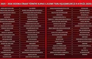 Ziraat Türkiye Kupası 1. Eleme Turu kuraları çekildi