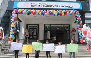 12 derslikli okul törenle hizmete açıldı