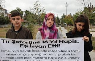 16 yıl hapis alan tır şoförünün eşi: "Adalet...