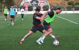 A Milli Futbol Takımı, Gürcistan maçı hazırlıklarına...