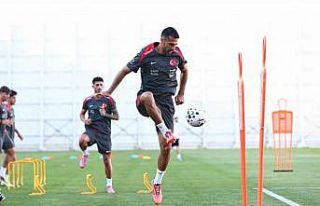 A Milli Futbol Takımı, İspanya maçı hazırlıklarına...