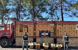 Adıyaman’da 3 milyon kaçak makaron ele geçirildi