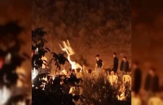 Alkol kavgasında gelin ve damat tarafı birbirine...