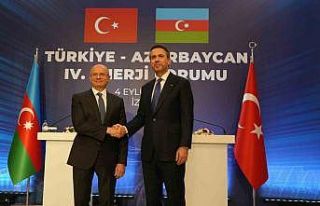 Alparslan Bayraktar ile Azerbaycan Enerji Bakanı...