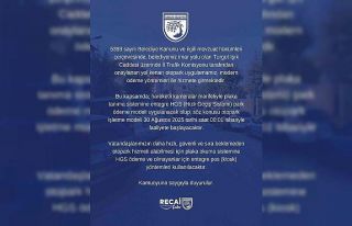 Amasra’da HGS park uygulaması başladı