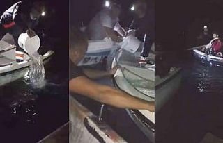 Amatör balıkçıların teknesi alabora oldu, denize...