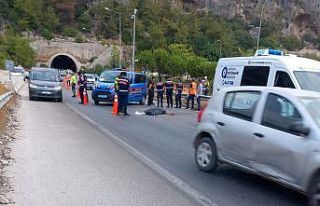 Antalya’da motosiklet kazası: 1 ölü