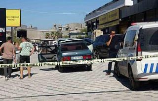 Antalya’da park halindeki otomobilin arka koltuğunda...