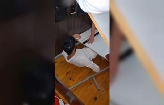 Aranan şahıs yatağın altında yakalandı