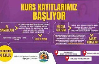 Atakum’da el sanatları ve kişisel gelişim kursları