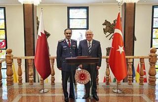 Bakan Güler, Katar Genelkurmay Başkanı Al Mannai...