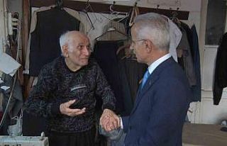 Bakan Uraloğlu ile 87 yaşındaki terzi arasında...