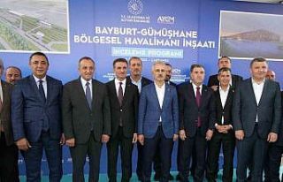 Bakan Uraloğlu, yapımı devam eden Gümüşhane...