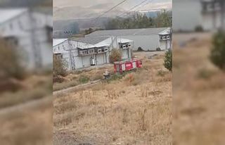 Beypazarı’nda otluk alanda yangın