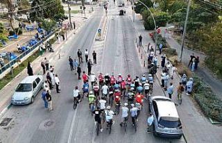 Biber Festivali kapsamında bisiklet yarışı nefes...