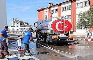 Bozdoğan Belediyesi okullardaki çalışmaları tamamladı