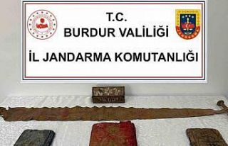 Burdur’da tarih eser operasyonu