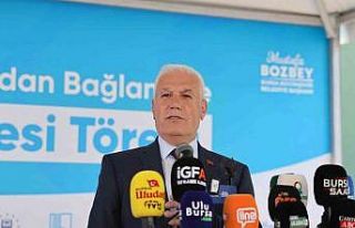 Bursa’ya can suyu olacak vana açıldı!