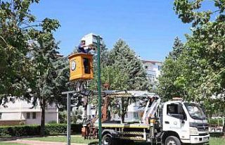 Büyükşehir’den parklara kameralı güvenlik ve...