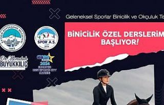 Büyükşehirin binicilik eğitimlerinde özel ders...
