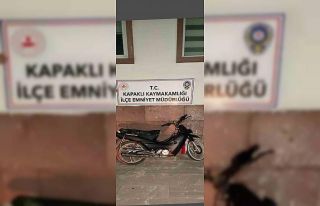 Çalınan motosiklet bulundu, şüpheli tutuklandı