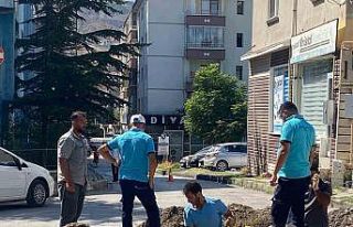 Çankırı’da Kargaz’ın çalışması sırasında...