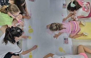 Çocuklar kitapların basımını yaşayarak öğrendi