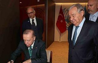 Cumhurbaşkanı Erdoğan, BM Genel Sekreteri Guterres...