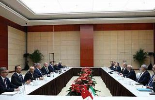 Cumhurbaşkanı Erdoğan, Pezeşkiyan ile görüştü