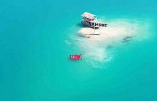 Dalgıçlar, Atatürk Baraj Gölü’nde dev Türk...