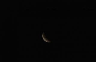 Demirci’de kanlı ay tutulması