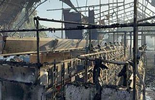 Düzce’deki orman yangınında keçi üretim çiftliği...