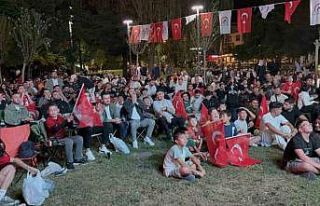 Düzceliler, İspanya maçı için tek yürek oldu