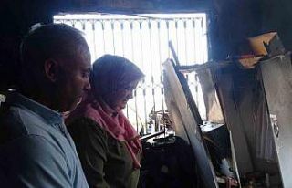 En mutlu günlerinde evleri yakılmıştı: Enkazdan...