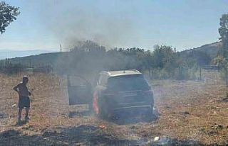 Erdek’te anız yangını çevreye sıçradı: Ağaçlar...