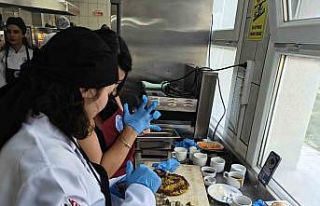 ERÜ Gastronomi Bölümü’nde dersler yemek yarışması...