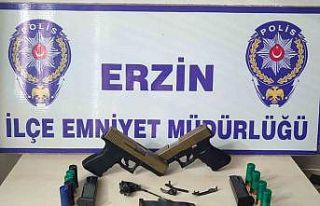 Erzin’de silah kaçakçılığı operasyonu: 2 tutuklama