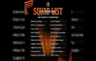 Fenerbahçe’nin Dinamo Zagreb maçı kamp kadrosu...