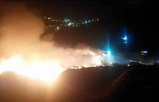 Giresun Şebinkarahisar’da çöp toplama alanında...