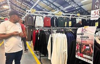 Giyimkent esnafından Gazze’ye destek