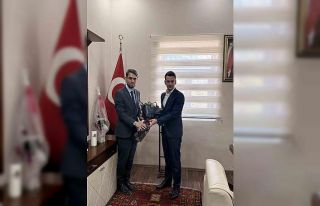 İlçe Müftüsü Aksoy, Kaymakam Aytürk’ü ziyaret...