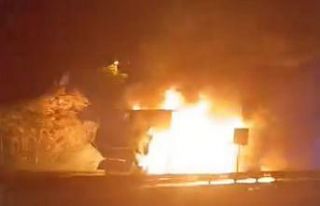 Janttan çıkan kıvılcımlarla tır yanarak kullanılamaz...