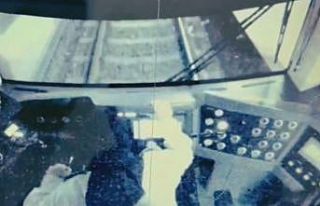 Kadın vatmanın refleksi, rayların üstüne düşen...