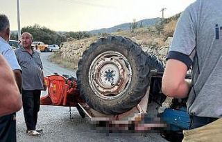 Karaburun’da traktör kazası: 1 ölü