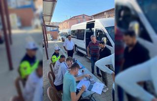 Karacasu’da okul servislerine ’güvenlik’ denetimi