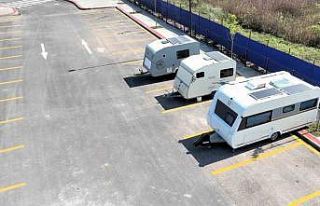 Karavan tutkunları için 210 araçlık modern park...