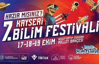 Kayseri 7. Bilim Festivali başlıyor