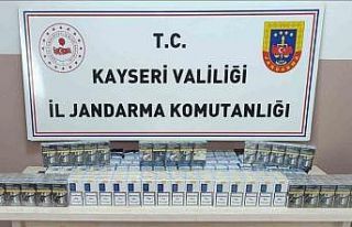 Kayseri’de kaçak sigara operasyonu